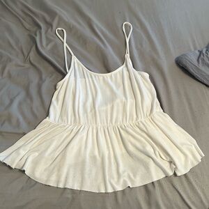White tank top, size medium.